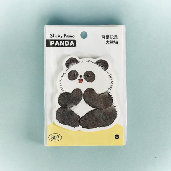 Kawaii Panda Bear Sticky Memo Note Pad - Picture 1 of 4